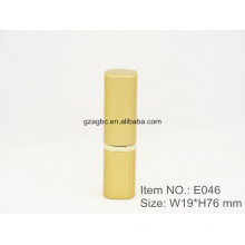 Elegant Aluminum Square lipstick tube container E046,cup size 12.1/12.7,Custom colors